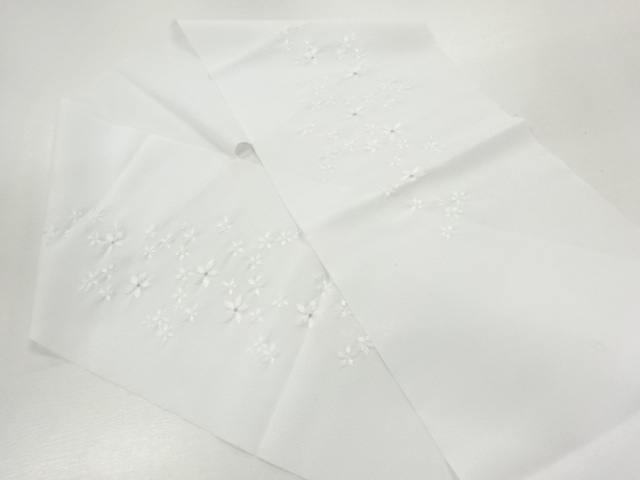 花模様刺繍半衿